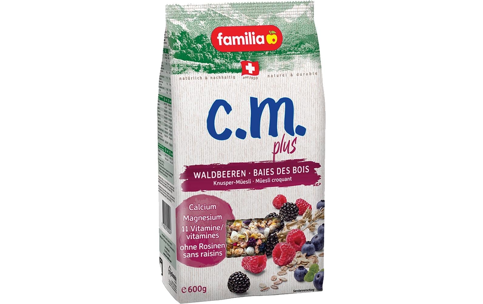 Knuspermüesli Waldbeeren 600 g