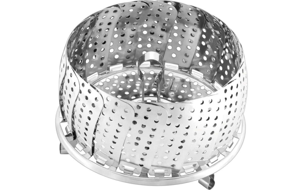 Silit Dämpfkorb 14 cm, Edelstahl Grössenverstellbar, Min. D:16cm, H:10cm