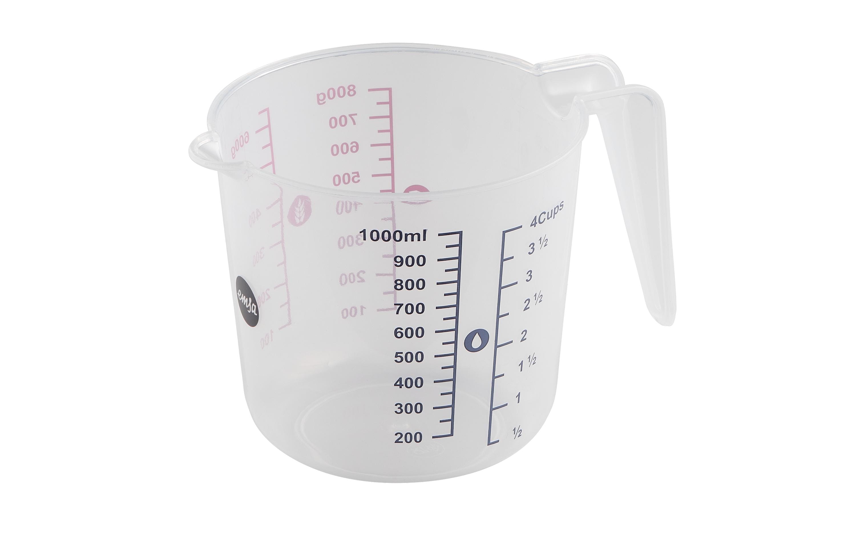 Emsa Messbecher PREP & BAKE Kunststoff, 1 Liter