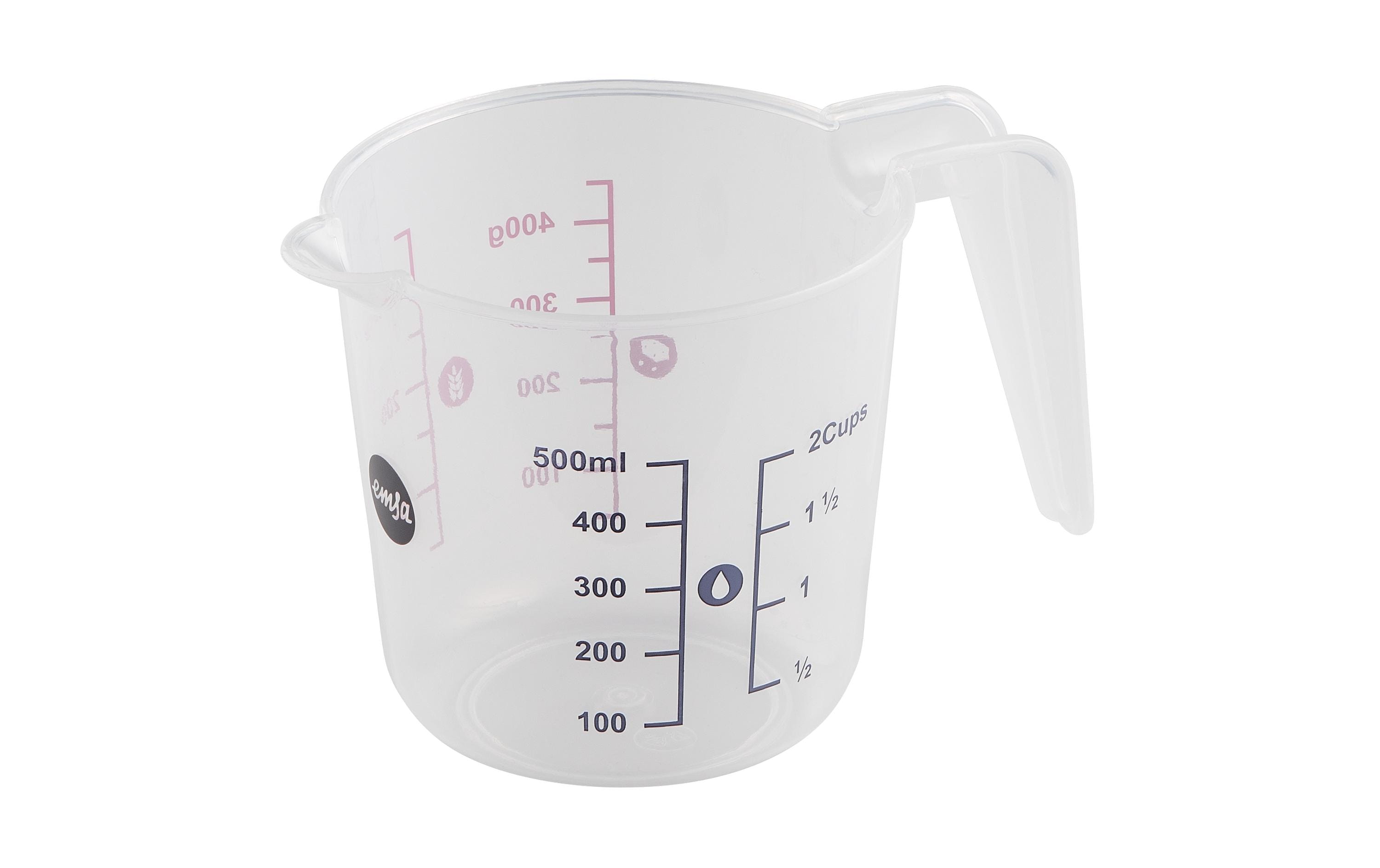 Emsa Messbecher PREP & BAKE Kunststoff, 0.5 Liter