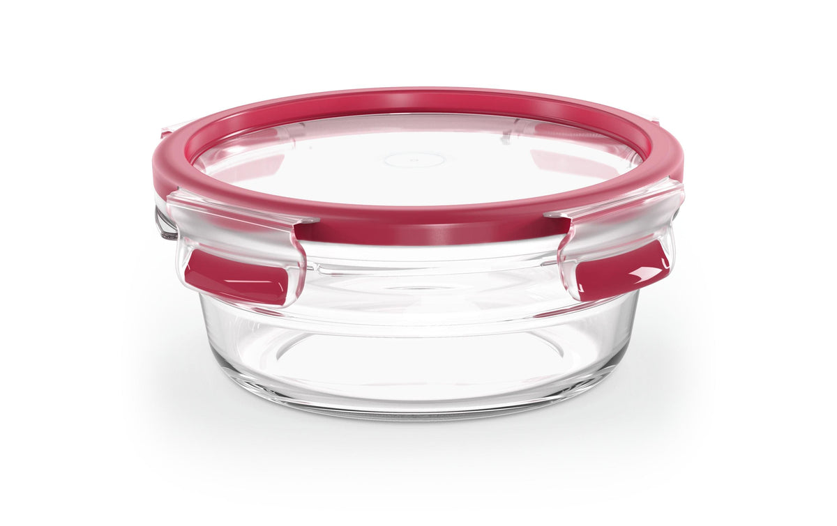 Emsa Frischhalted.-Set Clip& Close Glas Rund, 0.6 Liter