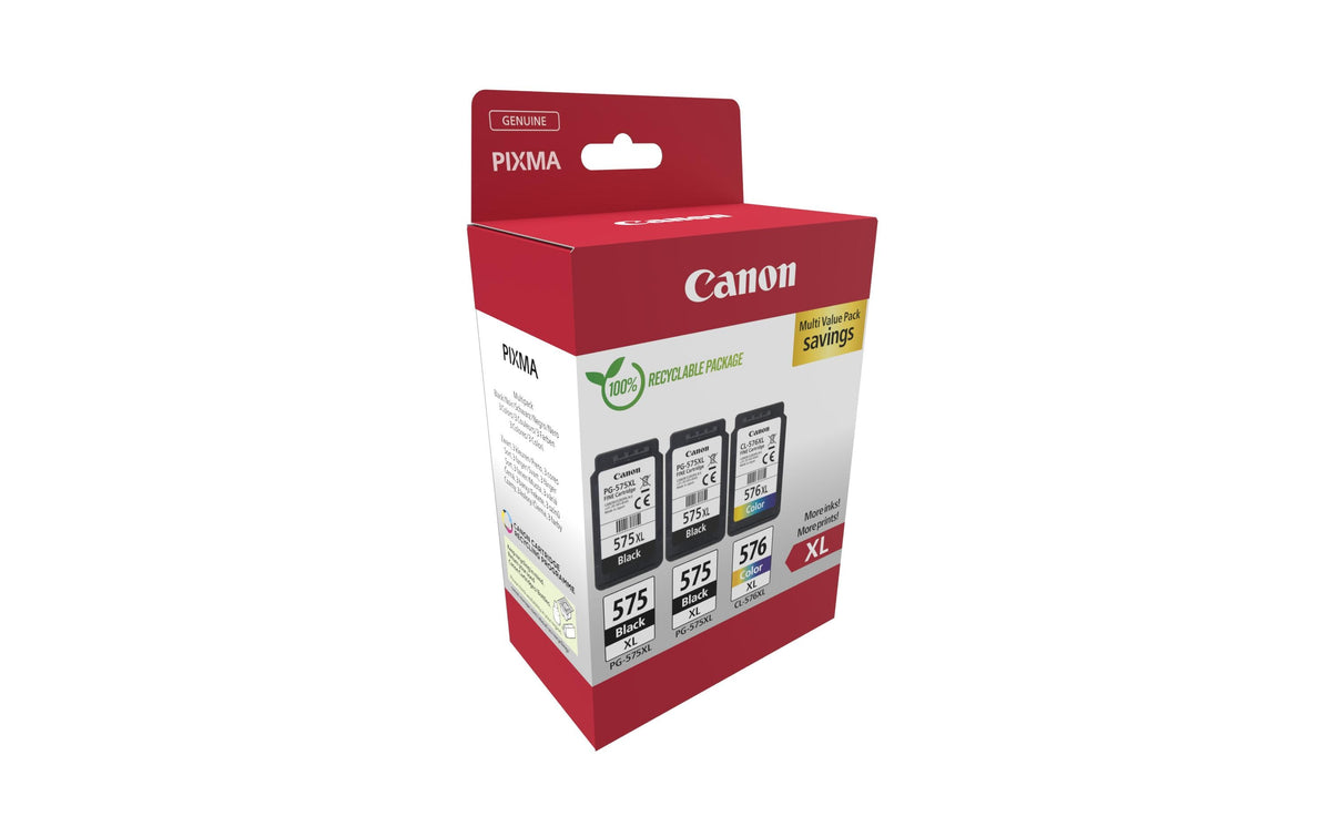 Tinte Canon 2xPG-575XL/1xCL-576XL 3er Pack TR4750i, TR4751i, TS3550i, TS3551i