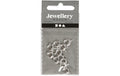 Creativ Company Verschluss Federring 7mm, silber, 10 Stück