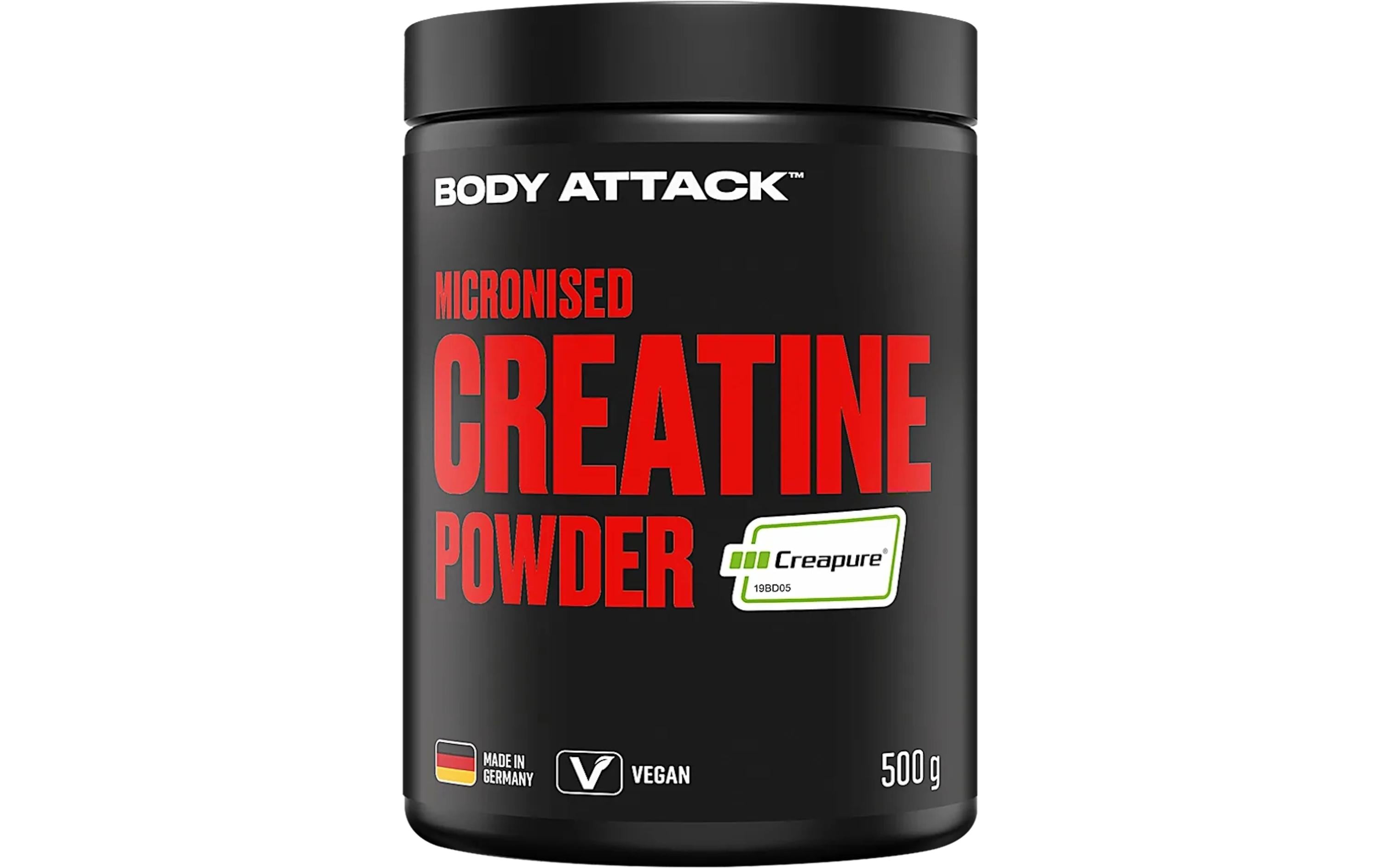 Body Attack Pure Creatine Geschmack: Neutral, 500g