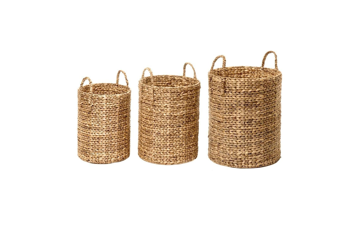 URBANARA Seegraskorb Taffia ø30x40cm Korb, Aufbewahrungskorb, aus Seegras