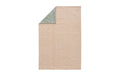 URBANARA Picknickdecke 190x130cm Mallur apricot/weiß/salbeigrün