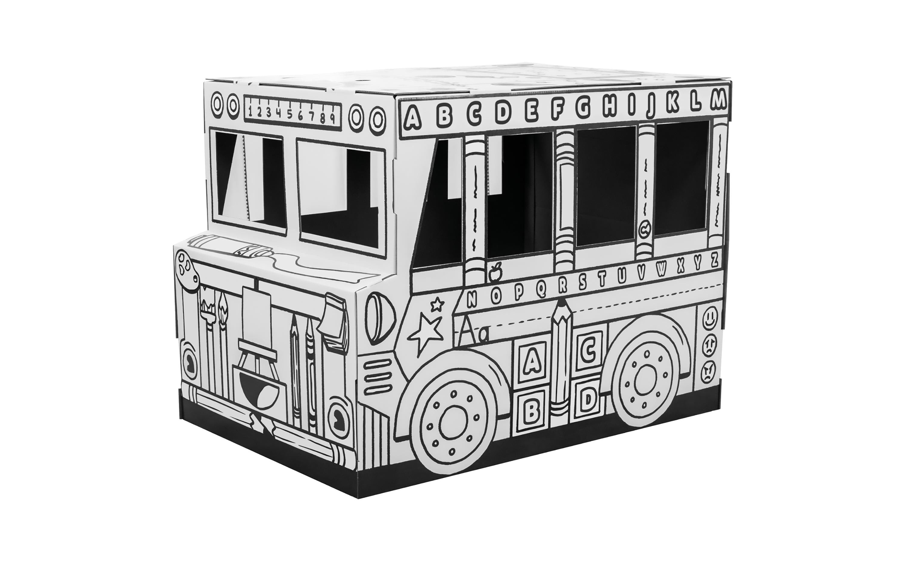 Fellowes Ausmal-Spielbus Outer 838x787x1143mm