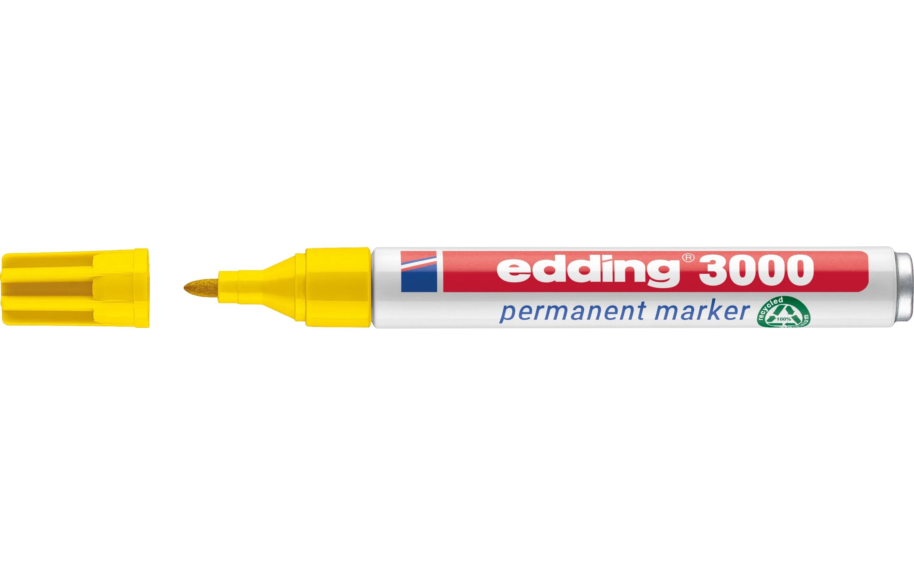 Edding Permanentmarker 3000 gelb