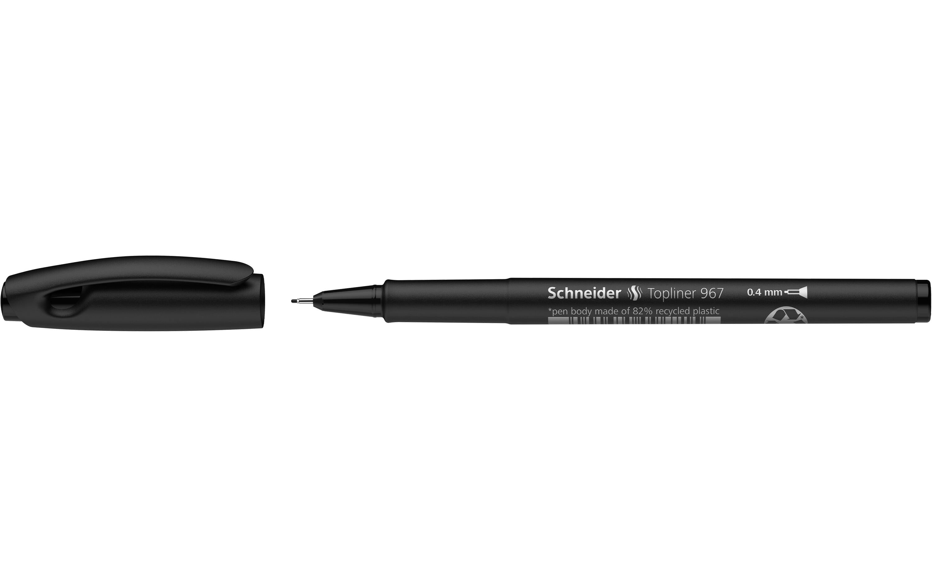 Schneider Fineliner 967, schwarz 1 Stk., Strichbreite ca. 0.4 mm