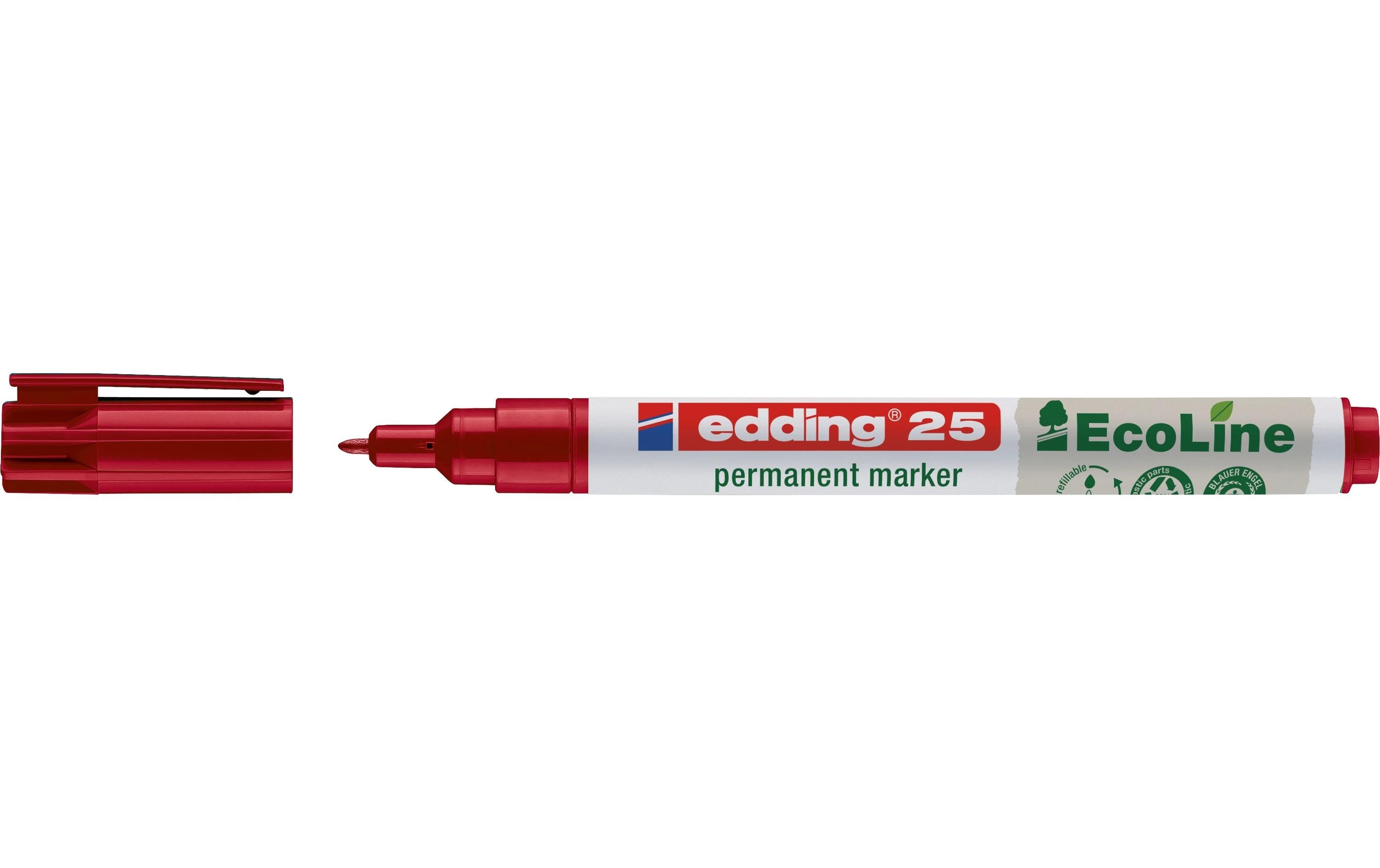 Edding Permanent-Marker 25 EcoLine rot