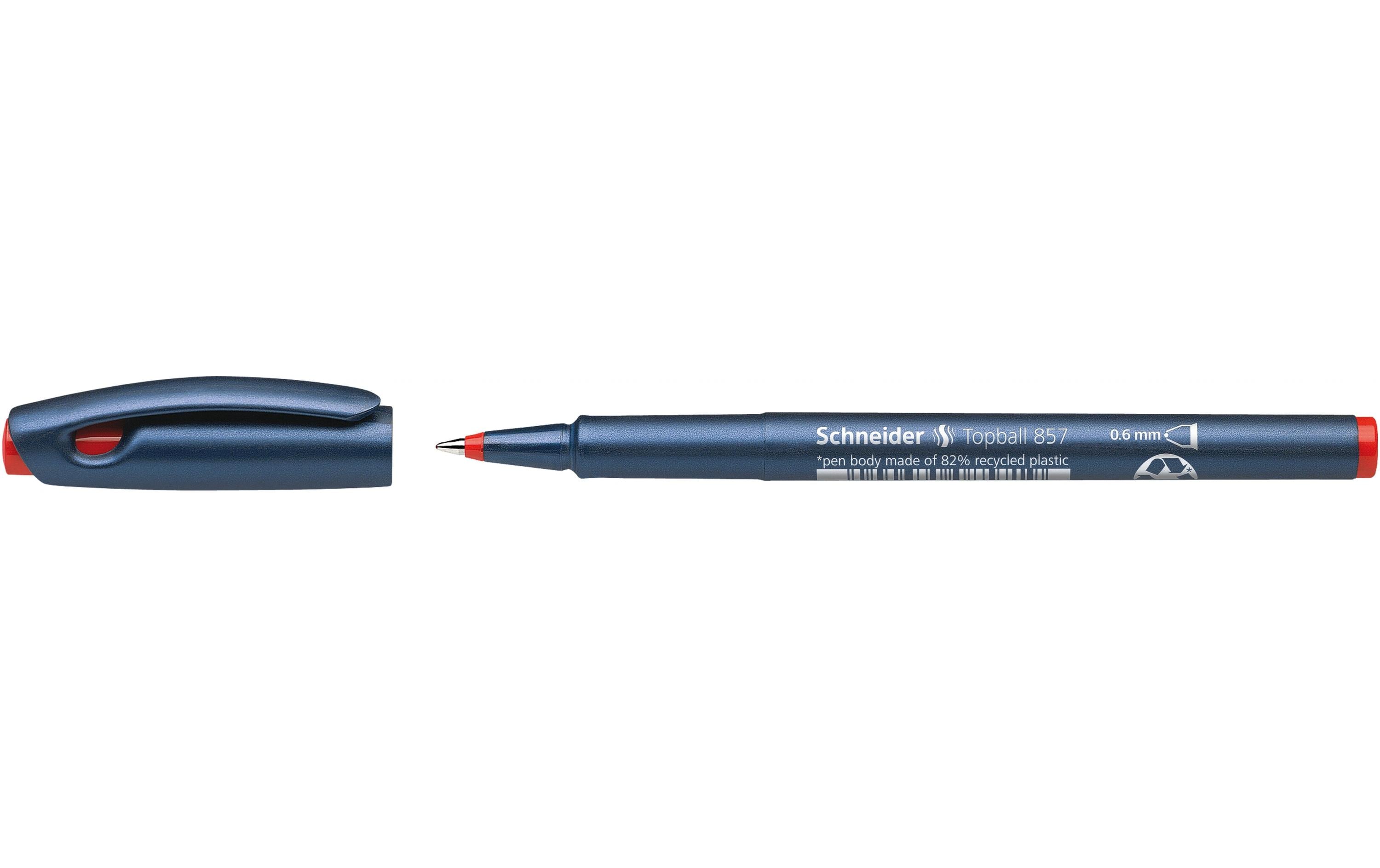 Schneider Tintenroller Topball 857 rot