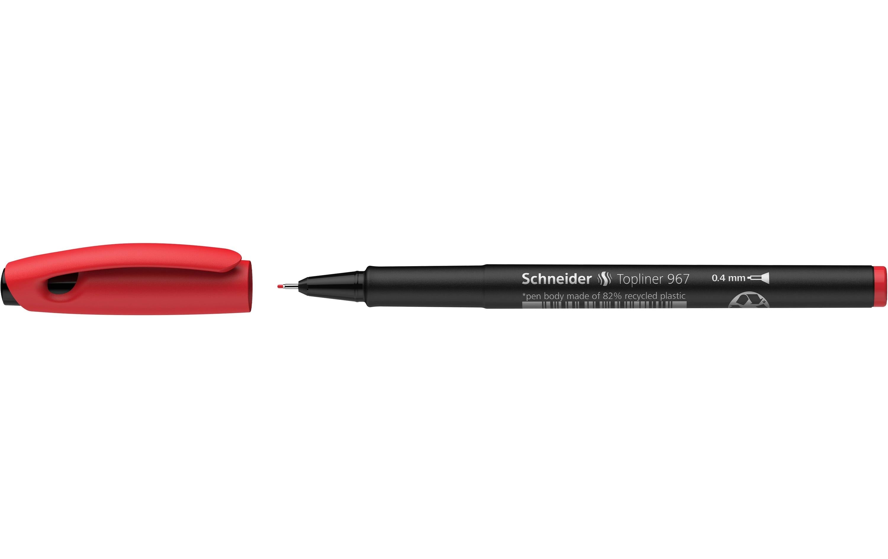 Schneider Feinschreiber Topliner 967 rot