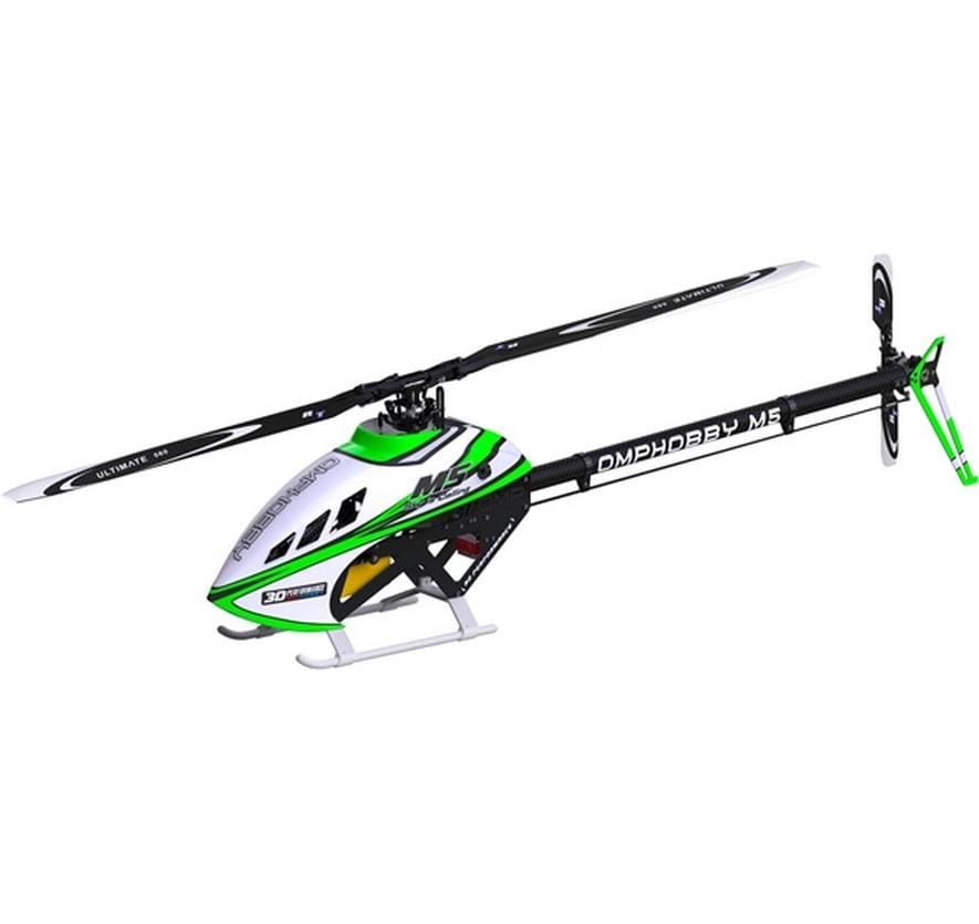 OMP Hobby Heli M5 Aurora-Green Kit und Rotorblätter