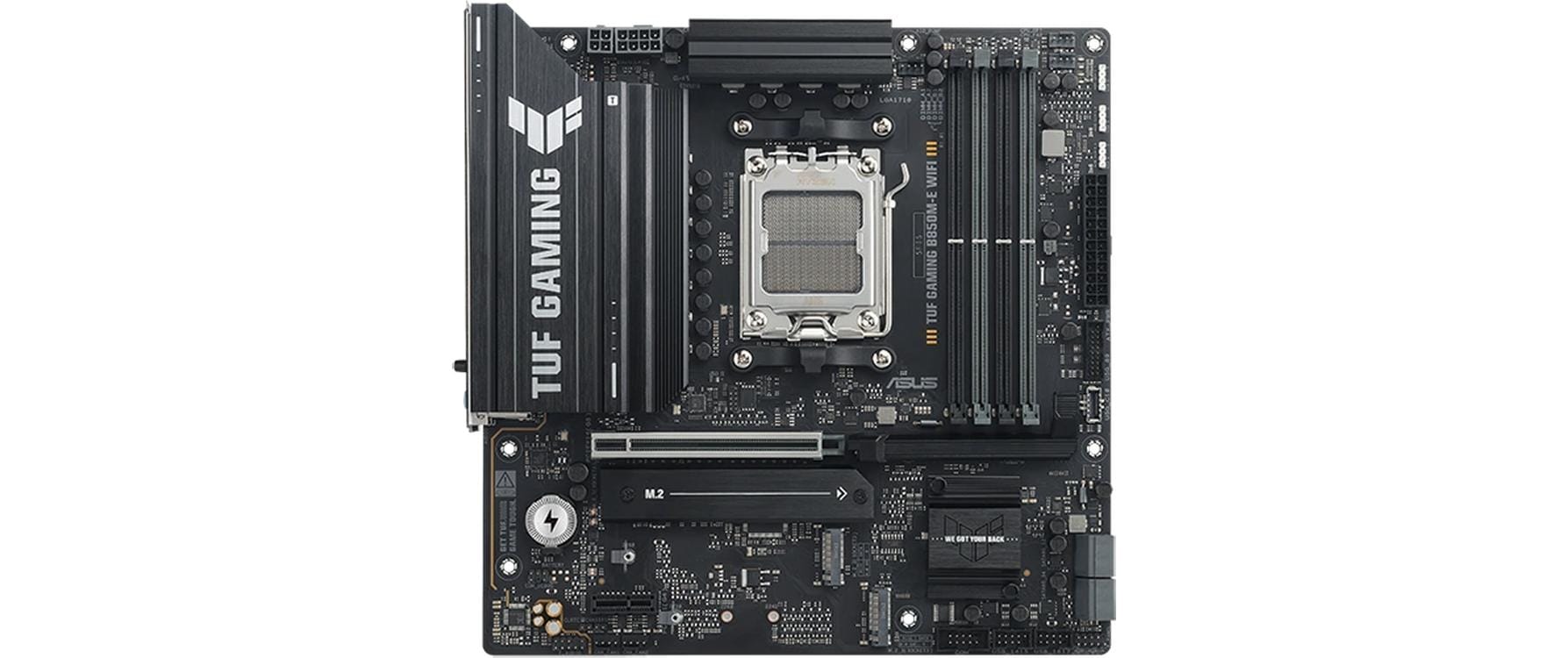 ASUS TUF GAMING B850M-E WIFI, mATX AM5, AMD B850, 4x DDR5, PCIe 5.0
