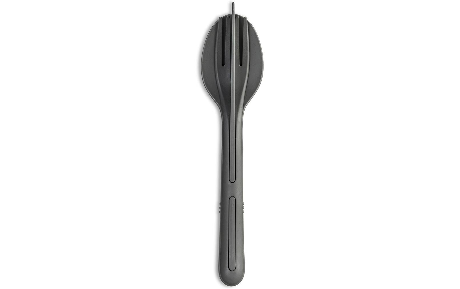 Koziol Besteckset KLIKK ash grey je 1 Gabel, Löffel, Messer