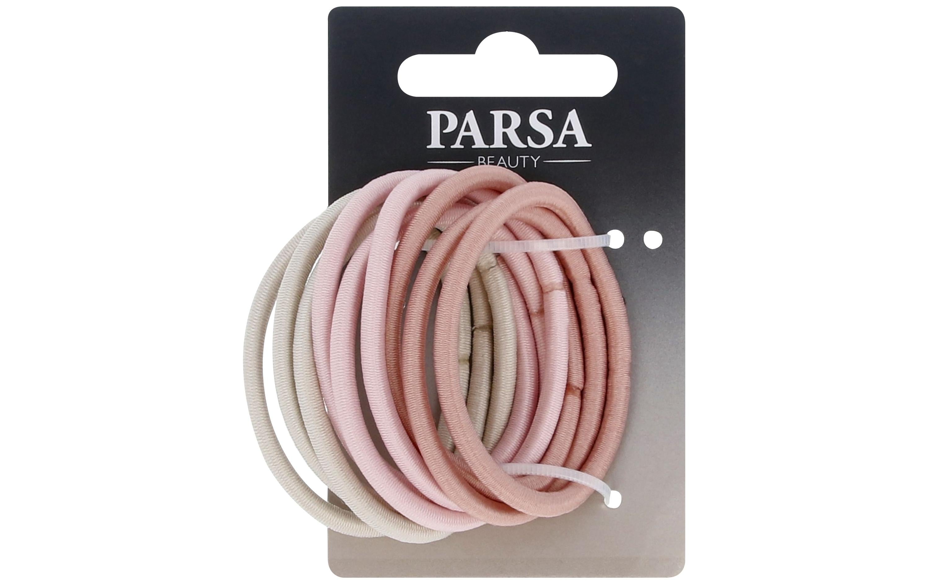 PARSA Haargummi, rosa-beige 5.00 cm, 9 Stk.