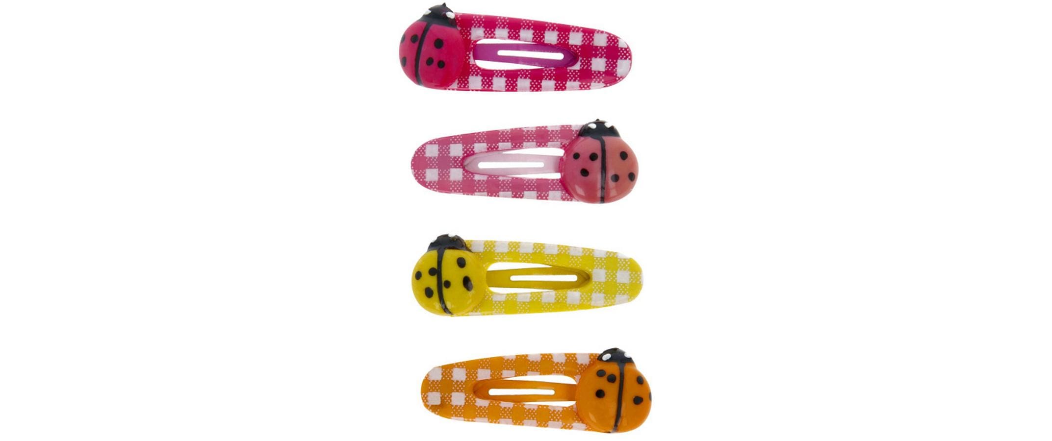 PARSA Beauty Haarclip mit Marienkäfern 4 Stk.