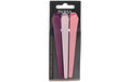 PARSA Frisier-Haarclips, lila-pink-rosa 4 Stück, 9 cm