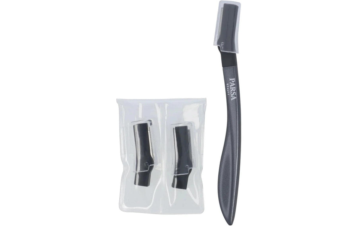 PARSA SKIN ID Augenbrauenrasierer Seebreeze mit Etui, 2 Ersatzklingen
