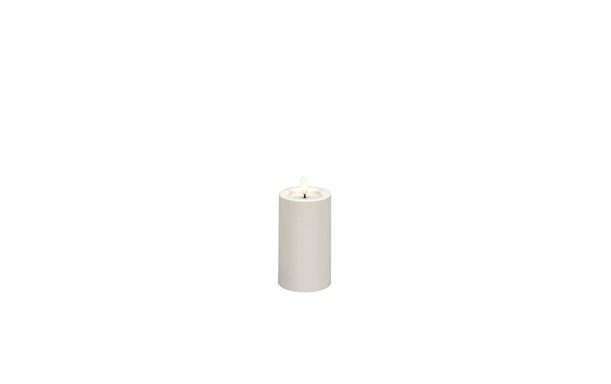Konstsmide LED Kerze Kunststoff mattweiss 1 ww LED, exkl. Batterie AA, H: 12cm  IP44
