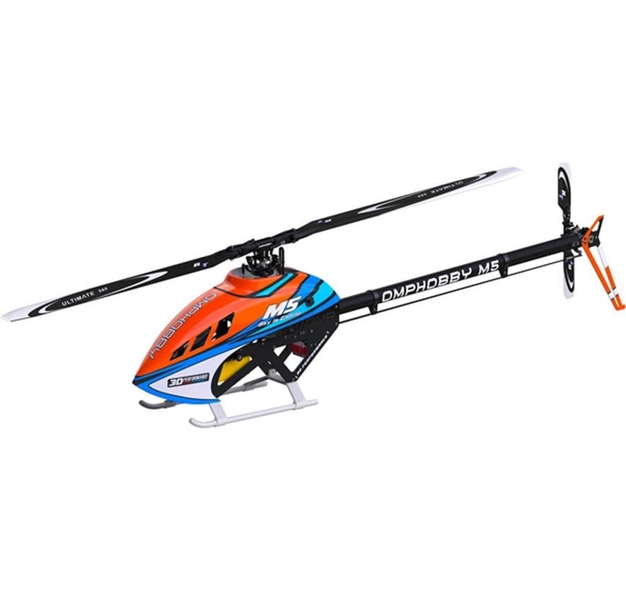 OMP Hobby Heli M5 Cosmic-Orange Kit und Rotorblätter