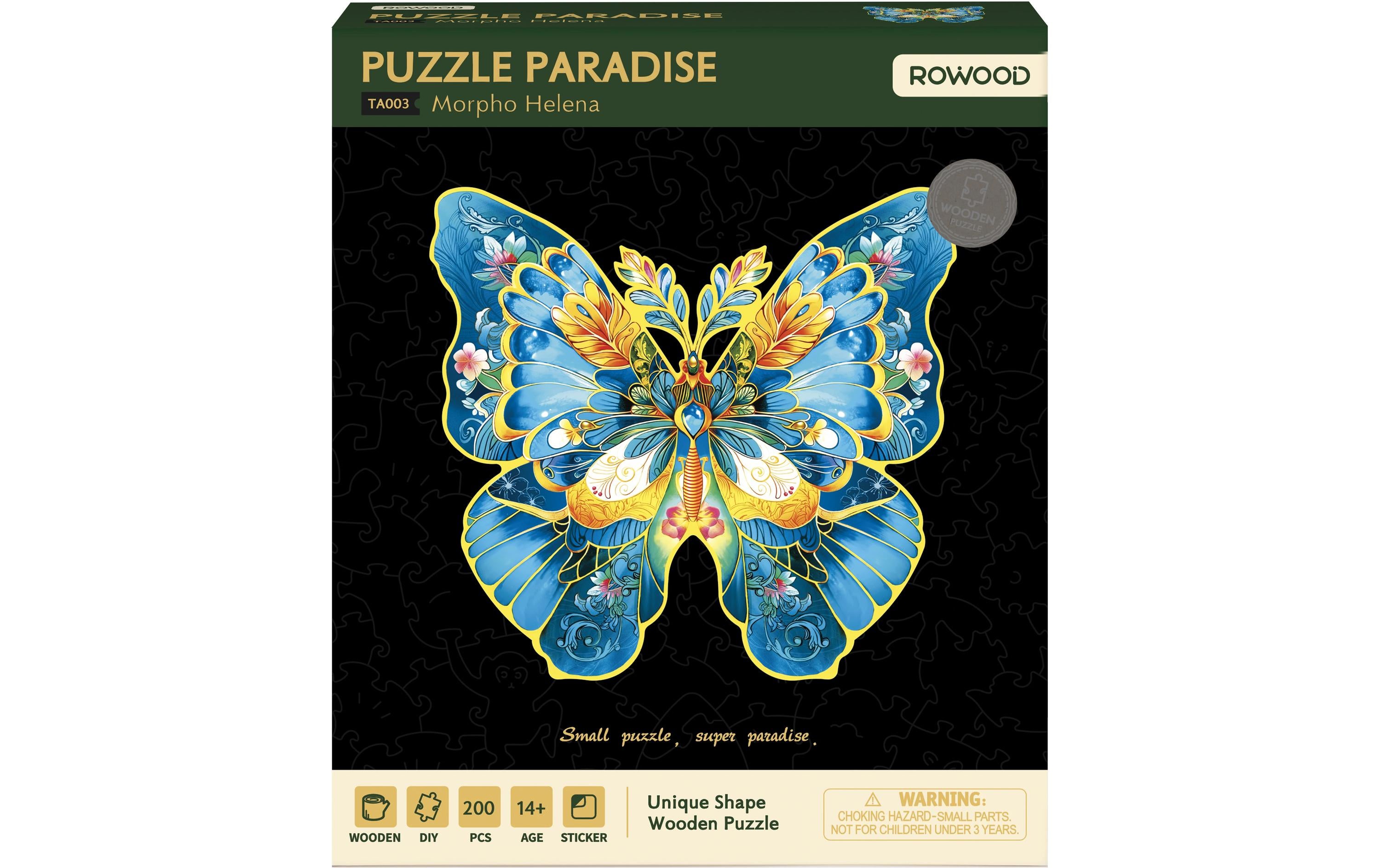 Robotime Helena Schmetterling 3D-Puzzle Puzzle: 200 Teile, Alter 6-99