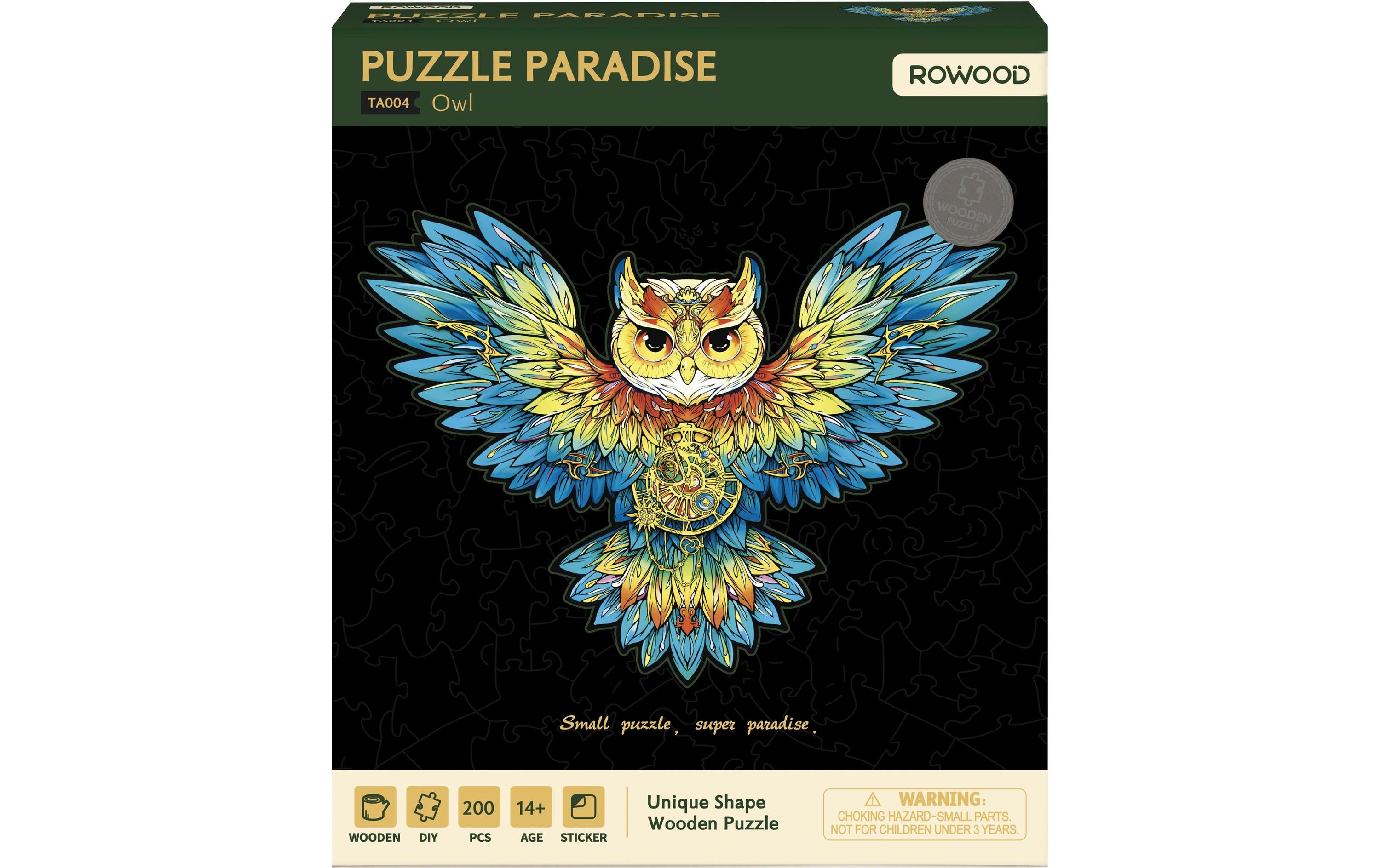 Robotime Eule 3D-Puzzle Puzzle: 200 Teile, Alter 6-99