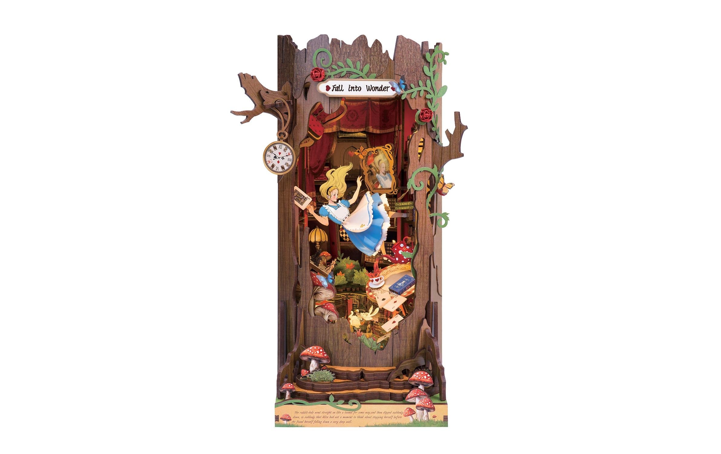 RoboTime Alice im Wunderland Holzbausatz, inklusive LEDs