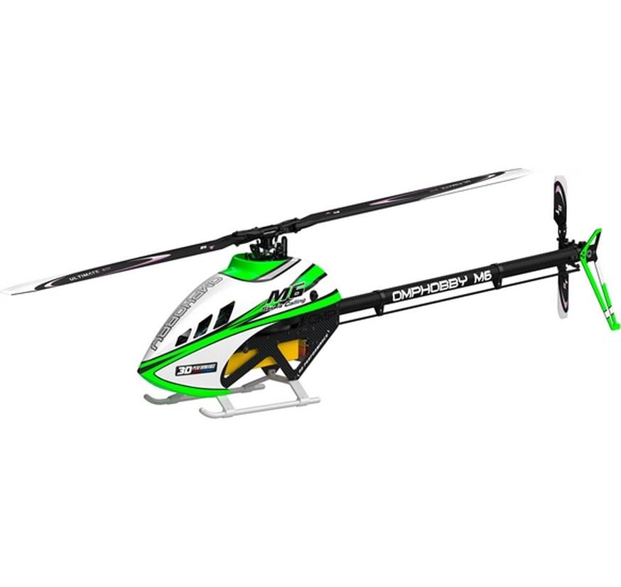 OMP Hobby Heli M6 Aurora-green Kit und Rotorblätter