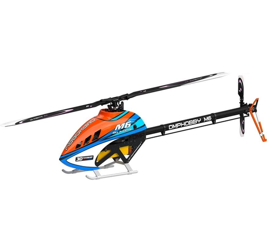 OMP Hobby Heli M6 Cosmic-Orange Kit und Rotorblätter