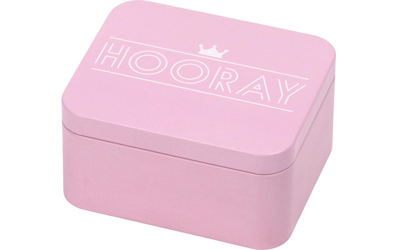 Kadastar Colour Kitchen Box "Hooray" 12 x 10 cm, rosa