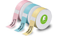 Olympia LabelRolls 3er Set 14x40mm, blau/pink/gelb