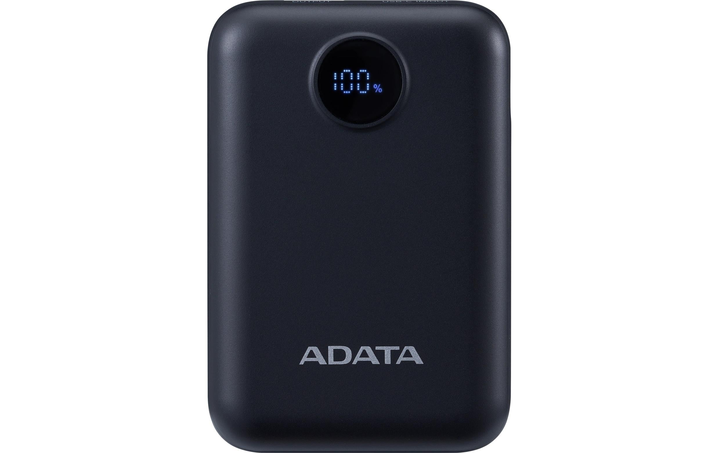 Adata PowerPack P10022-12 Schwarz 10000mAh, 2x USB-C, 1x USB-A Ausgang