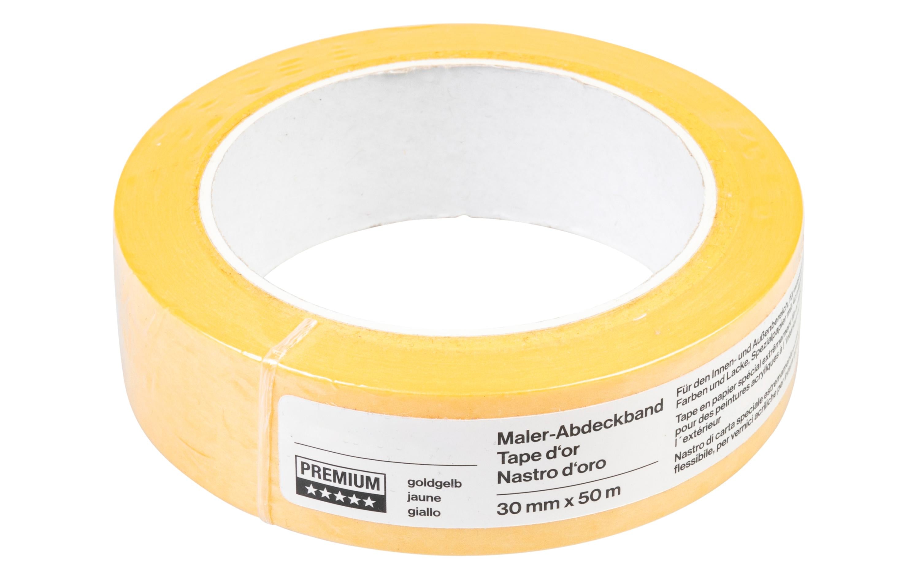 Maler-Abdeckband Gold ELITE 30mm x 50m 55cm x 15m, Ersatzrolle