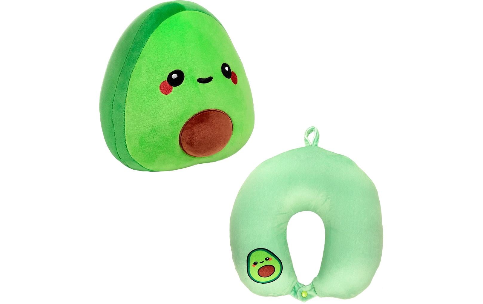 2in1 Plüsch & Reisekissen Avocado