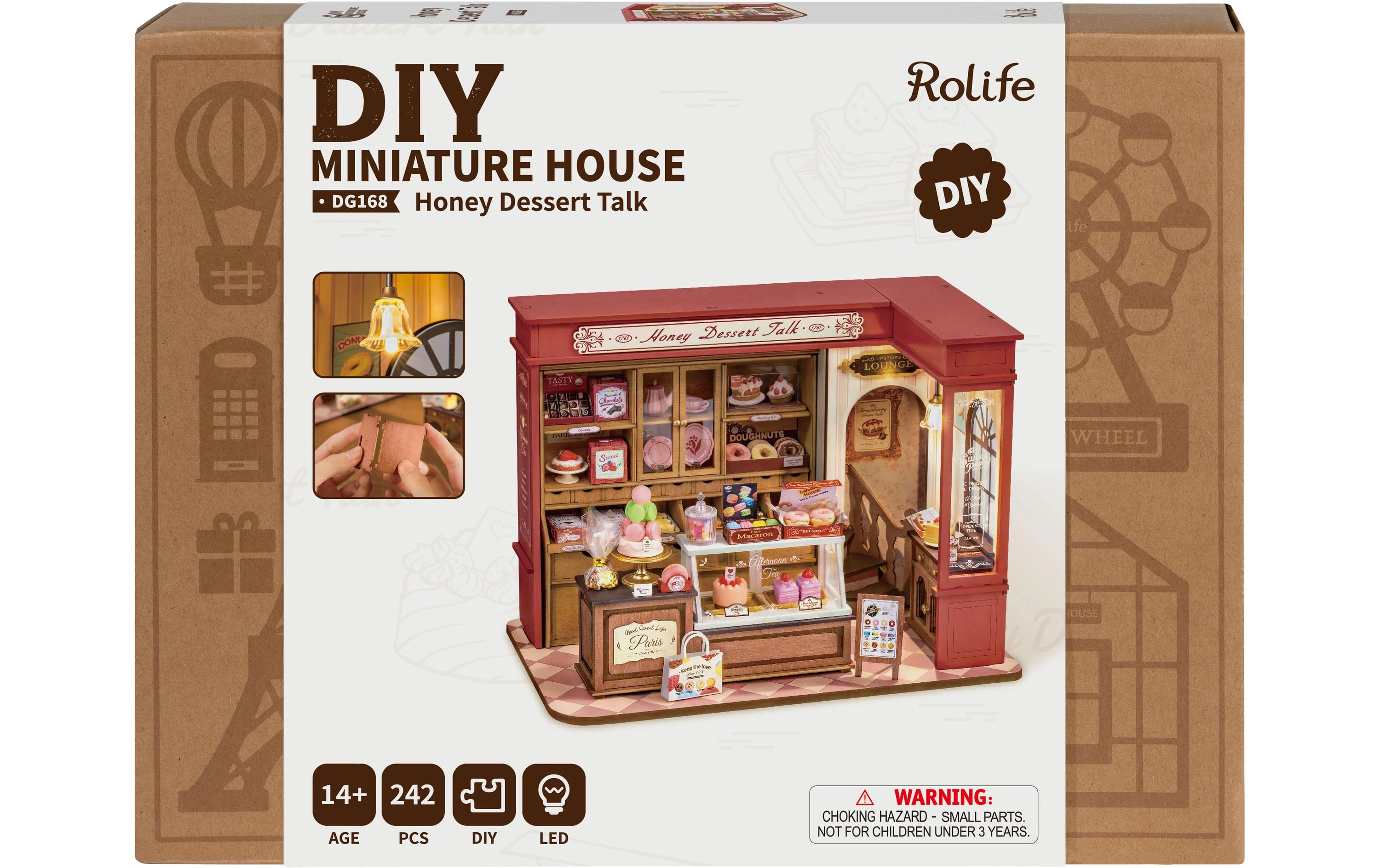 RoboTime Honig Dessert Holzbausatz, inklusive LEDs