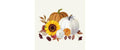 B+C Servietten Pumpkin blanc de blanc Grösse 33x33cm, 20 Stück, 3-lagig