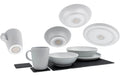Silwy Kunststoff-Geschirr-Set Dolomit grau, 11teilig, silwy x Brunner