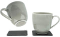 Silwy Magnet-Porzellan-Henkeltassen ash, 2er-Set