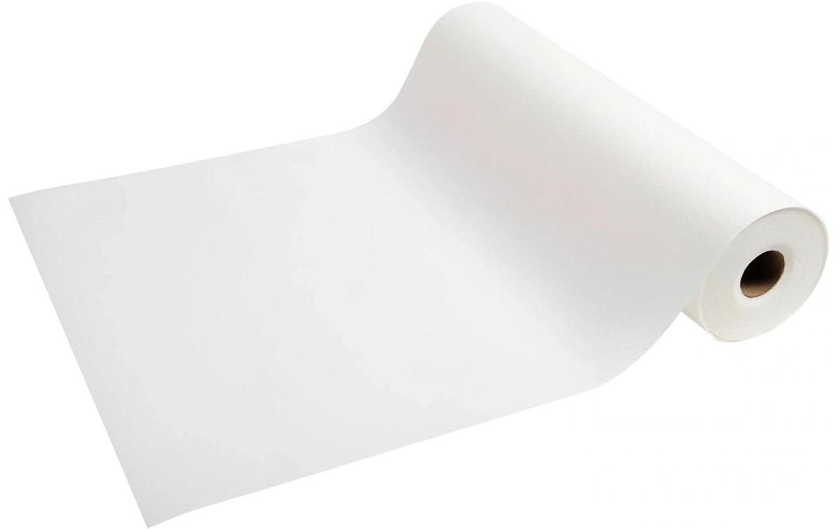 PRO nappe Tischläufer Weiss, 40 cm x 24 m Airlaid, Vliesstoffaus Papier,Textilhaptik