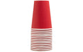 PRO nappe Einweg-Becher Rot, 15 Stück 2dl, 9.7x7 cm(HxD), Karton