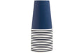 PRO nappe Einweg-Becher Blau, 15 Stück 2dl, 9.7x7 cm(HxD), Karton