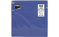 PRO nappe Cocktail Servietten 20x20 cm 50 Stk, Marineblau, 2-lagig, Papier