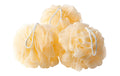 COCON Duschschwamm 3er Set creme 100% Polyethylen, Durchmesser 10cm