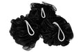 COCON Duschschwamm 3er Set schwarz 100% Polyethylen, Durchmesser 10cm