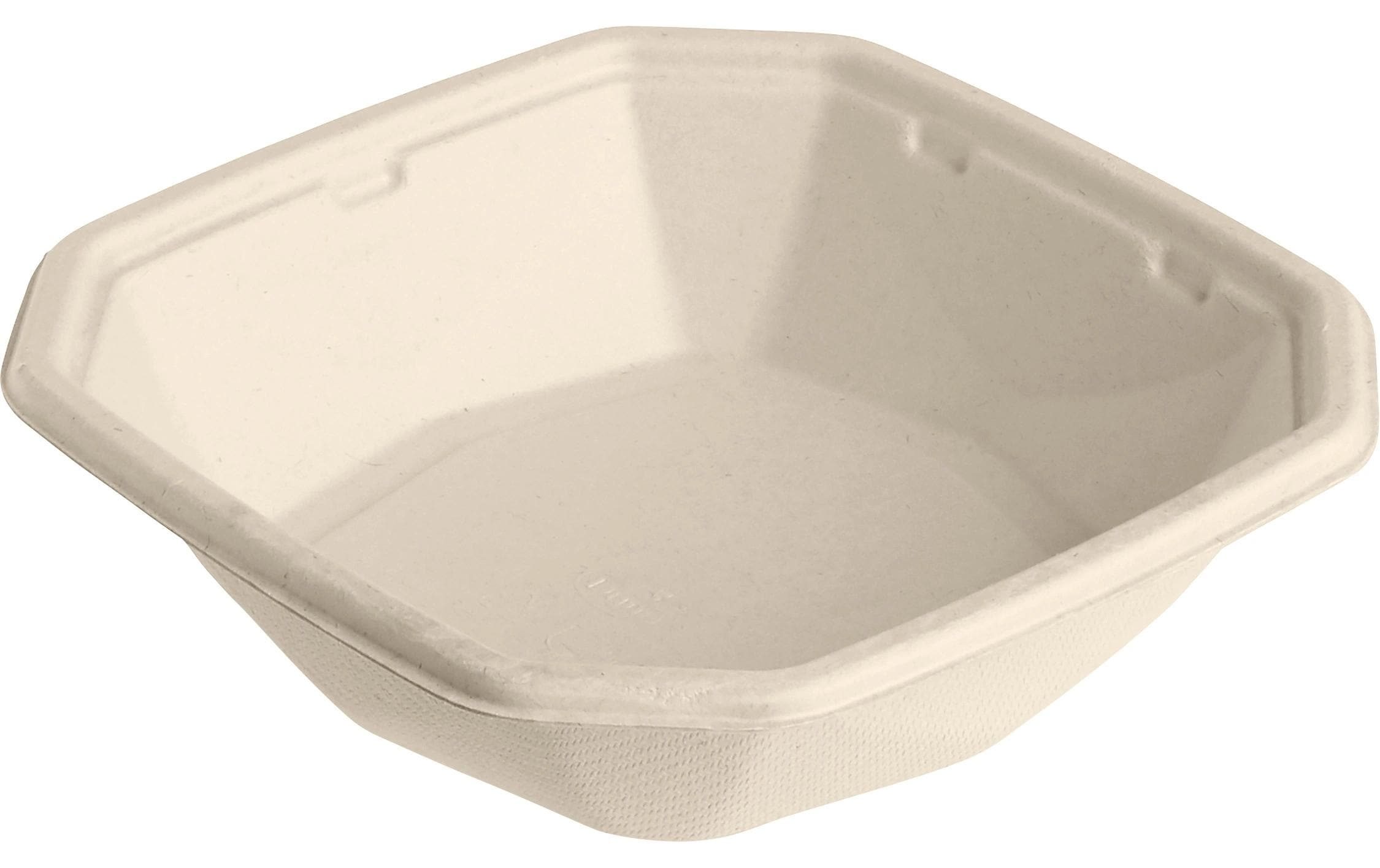 Duni Octabagasse Einwegschale 400ml 50 Stk. Bagasse braun