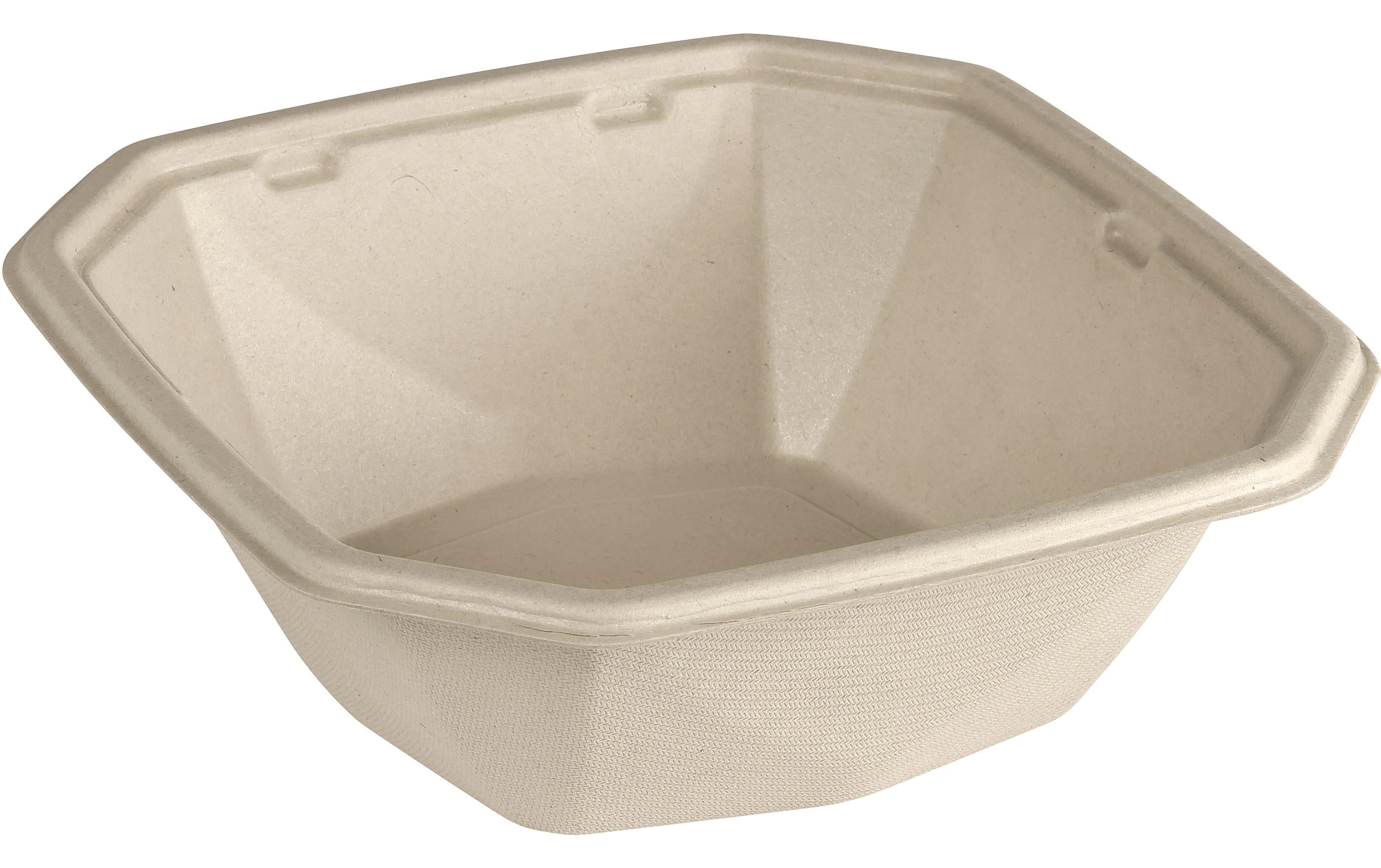 Duni Octabagasse Einwegschale 900ml 50 Stk. Bagasse braun