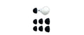 Comply Samsung Galaxy Buds2 Pro Ohrpassstücke, schwarz, SML