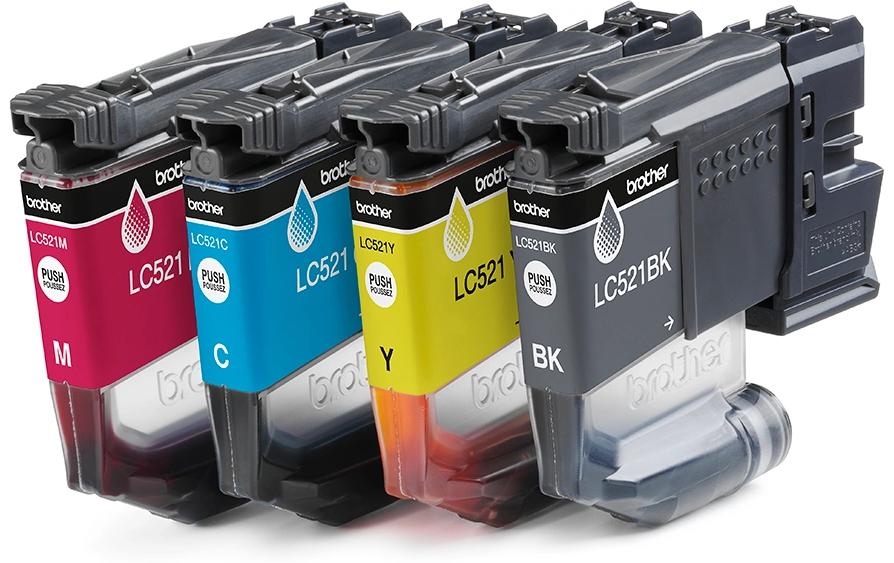 Tinte Brother LC-521M, Value Pack 500 Seiten