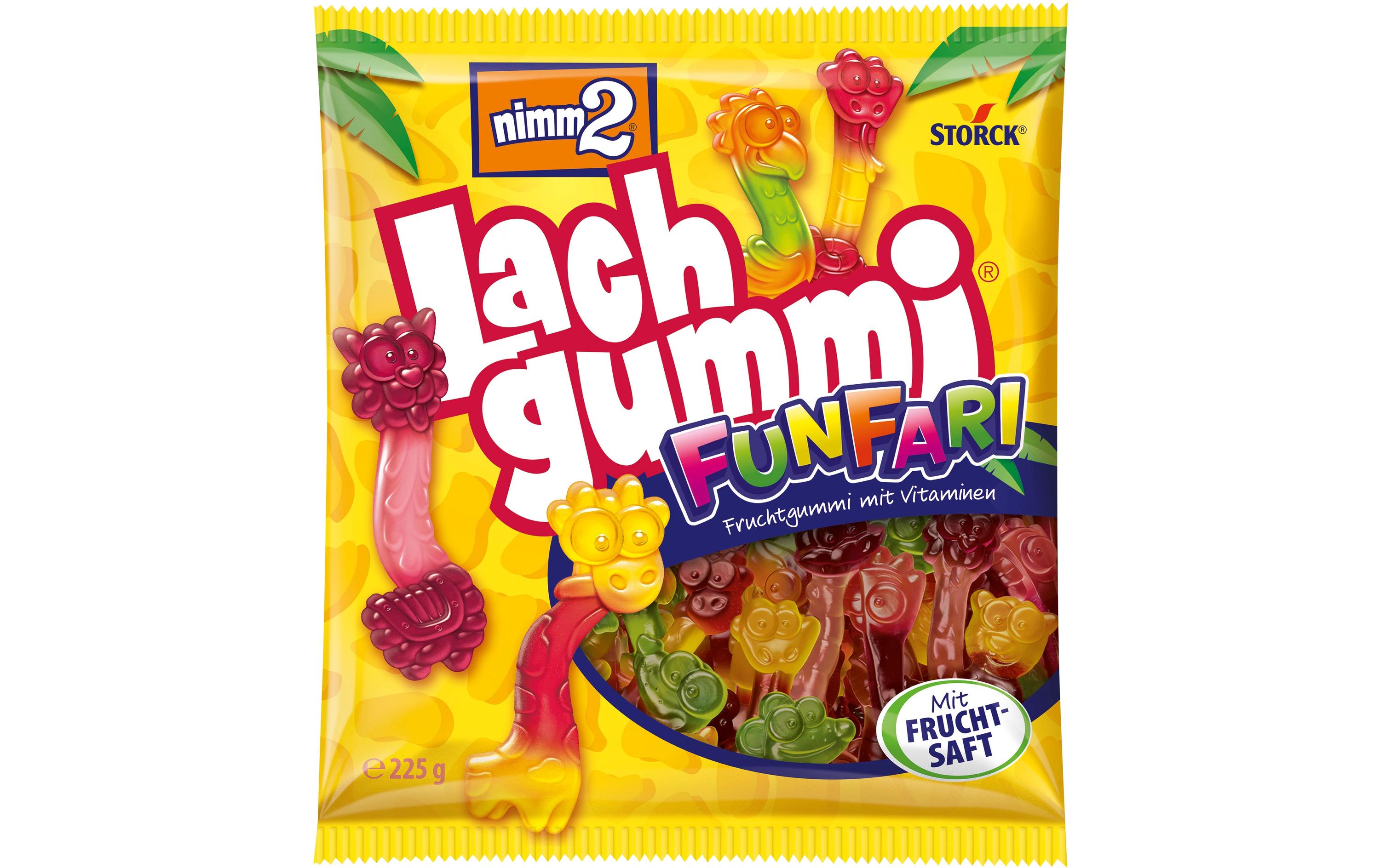 Nimm2 Lachgummi FunFari 225 g